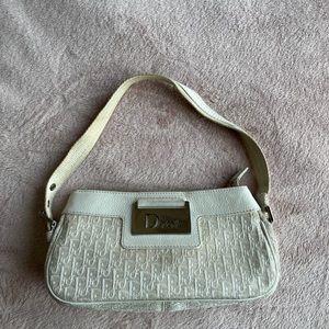Authentic Dior monogram mini Columbus shoulder bag